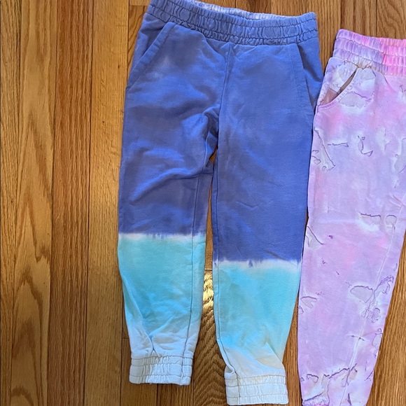 Kids Tie-Dye Jogger Pants - Blue and Pink - Picture 2 of 3